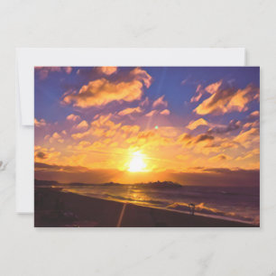 Digitale Malerei - Phantastischer Sonnenaufgang üb