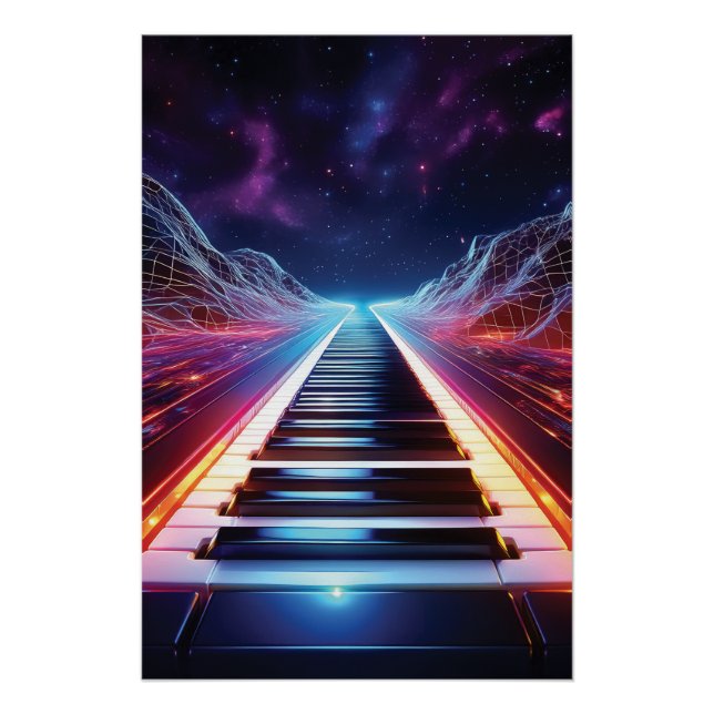Digitale Melodien Poster (Vorderseite)