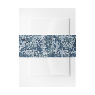 Digitale Navy-Camouflage-Camouflage-Dekoration Einladungsbanderole