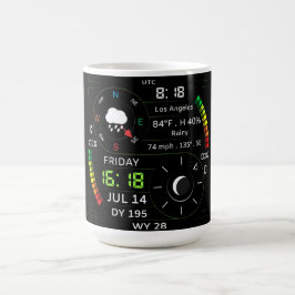 Digitale Nomaden-Minimalist-Arbeitsplatz-Tasse Kaffeetasse
