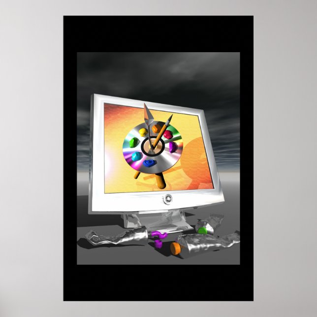 Digitale Palette Poster (Vorne)