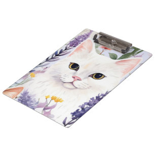 Digitale Papiere für Aquarellkatzen Klemmbrett