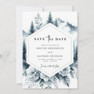 Digitale Rustikale Hochzeit Save The Date