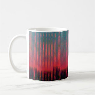 Digitale Stadtplätze: futuristische Weichheit. Kaffeetasse