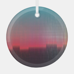 Digitale Stadtplätze: futuristische Weichheit. Ornament Aus Glas