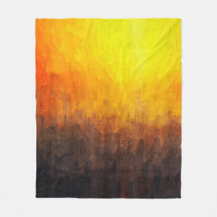 Digitale Struktur der Malerei. Abstrakte Kunst Fleecedecke