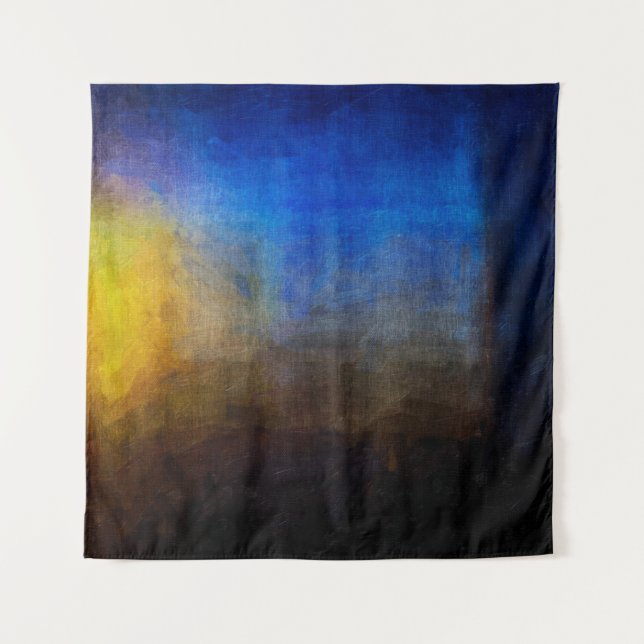 Digitale Struktur der Malerei. Abstrakte Kunst Wandteppich (Vorderseite)