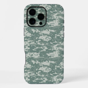 Digitale Tarnung Army Woodland Camo iPhone 16 Pro Max Hülle