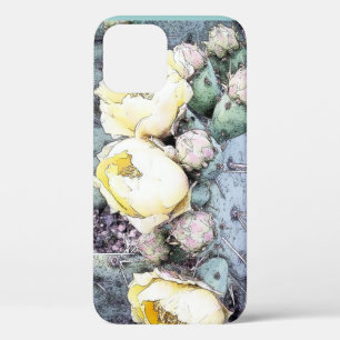 Digitale Tintenaufnahme der Cactus Blume Case-Mate iPhone Hülle