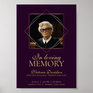 Digitale Todesanzeige Post Deep Purple Poster