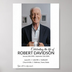 Digitale Todesanzeige Sofortdownload Poster