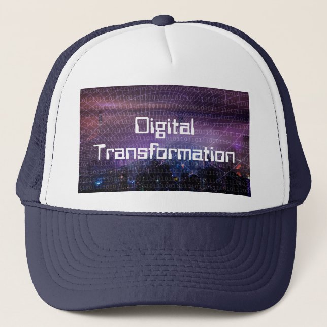 Digitale Transformation für Unternehmen Truckerkappe (Vorderseite)