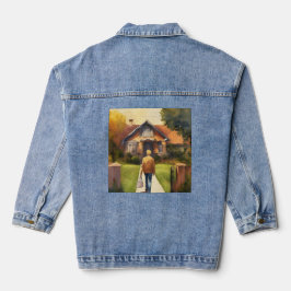 "Digitale Träume: Wearable Wonders"? Jeansjacke