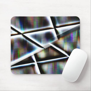 Digitale Wasserfarbe unter schrägen gerahmten Rech Mousepad