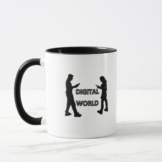 Digitale Welt Tasse (Links)
