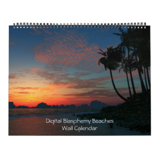Digitaler Blasfemy Beaches Wall Calendar Kalender