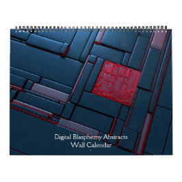 Digitaler Blasphämie Abstrakter Wall-Kalender Kalender