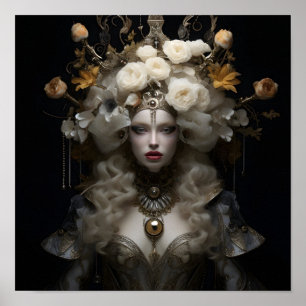 Digitaler Druck der barocken Kunst Poster