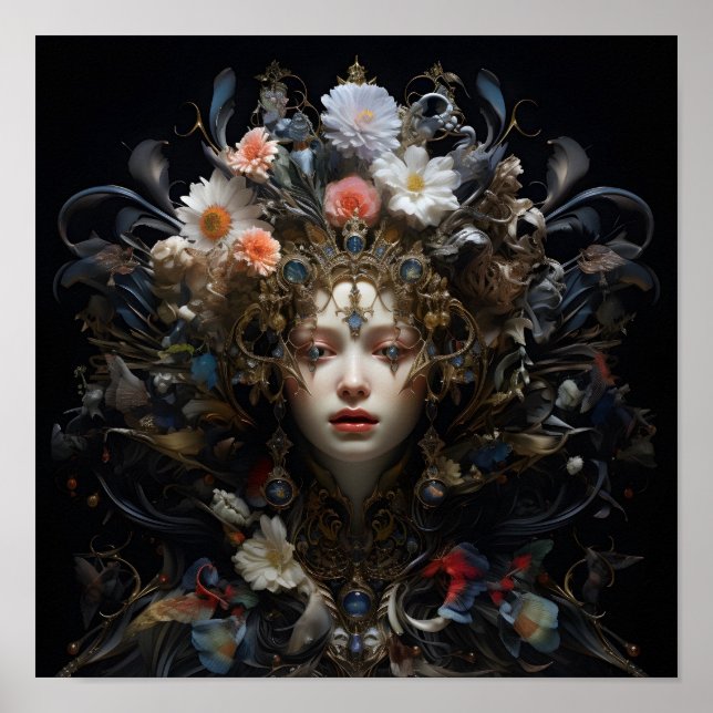 Digitaler Druck der barocken Kunst Poster (Vorne)