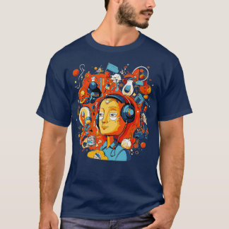 Digitaler Geist Eine lebendige und spielerische Il T-Shirt