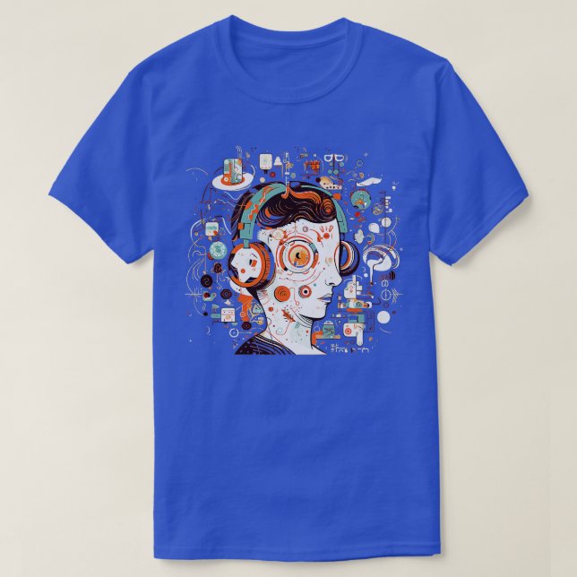 Digitaler Geist Eine lebendige und spielerische Il T-Shirt (Design vorne)