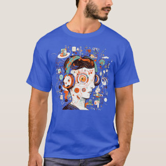 Digitaler Geist Eine lebendige und spielerische Il T-Shirt