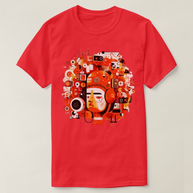 Digitaler Geist Eine lebendige und spielerische Il T-Shirt (Design vorne)