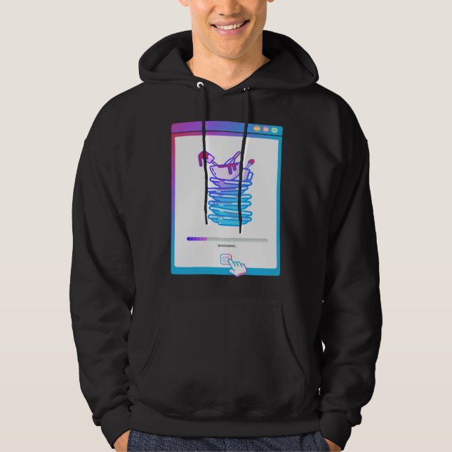 Digitaler Geschirrspüler Hoodie (Vorderseite)