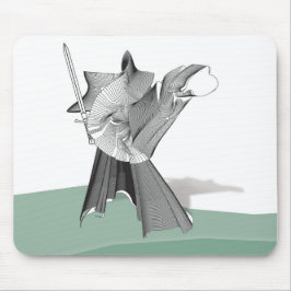 Digitaler Krieger Mousepad