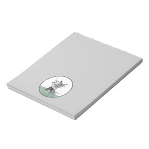 Digitaler Krieger Notizblock