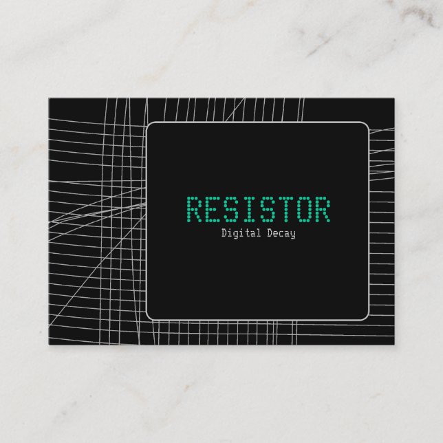 Digitaler Niedergang Visitenkarte (Vorderseite)