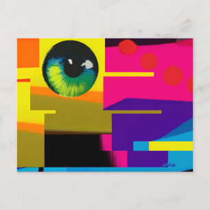 Digitaler Salt Ken Gage Surrealismus Postkarte