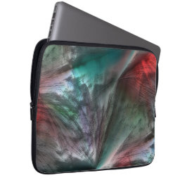 Digitaler Skerry in silbrig grüner Münze zu lebhaf Laptopschutzhülle