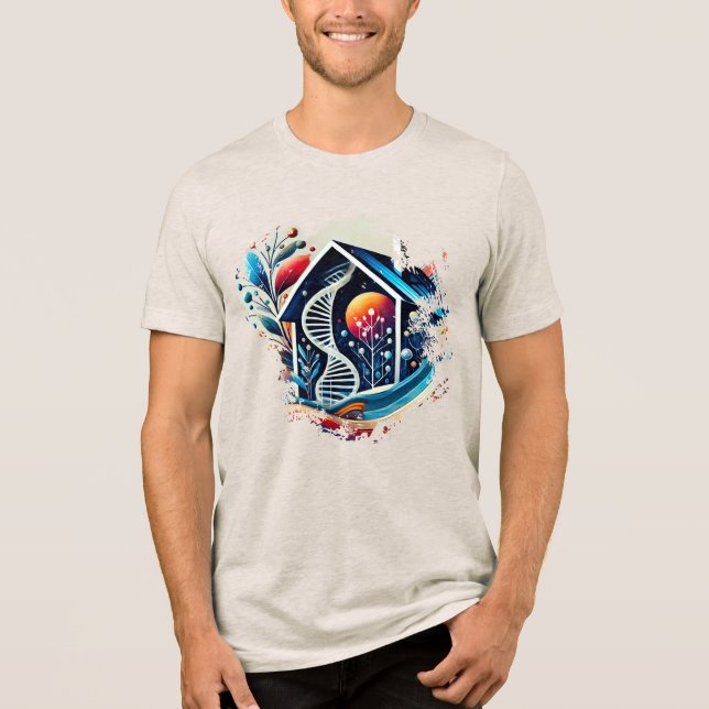 Digitaler T - Shirt - Chrome House Art (Vorderseite)