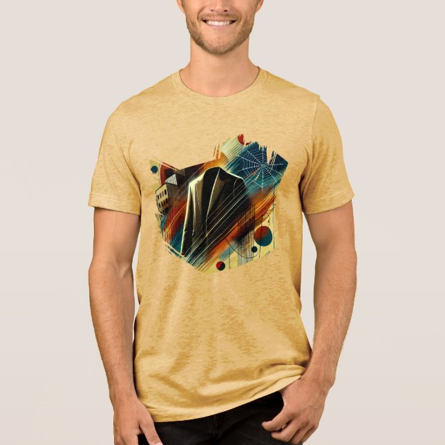 Digitaler T - Shirt - Städtisches Abstrakt (Vorderseite)