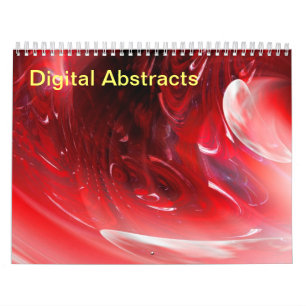 Digitales Abstrakt Kalender