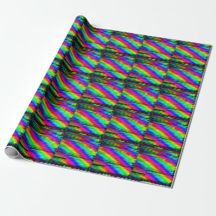 Digitales Abstrakte: Multicolor Graphic Design. Geschenkpapier