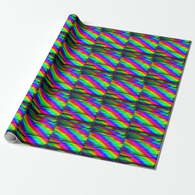 Digitales Abstrakte: Multicolor Graphic Design. Geschenkpapier (Ungerollt)