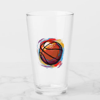 Digitales Basketballdesign Glas