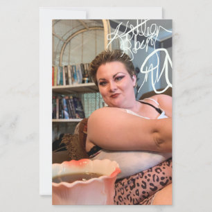 Digitales Foto von mir auf Papierblatt