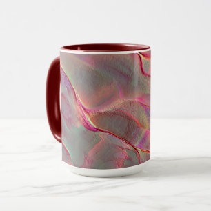 Digitales graues felsiges Satin, Pfirsich oder leb Tasse
