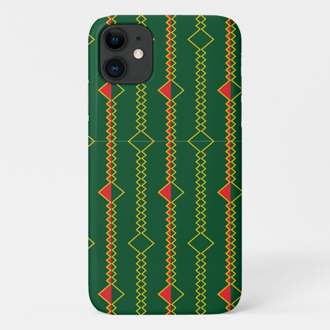 Digitales Grünbuch Zigzag Lines - 72729 Case-Mate iPhone Hülle (Rückseite)
