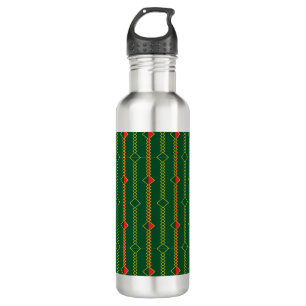 Digitales Grünbuch Zigzag Lines - 72729 Edelstahlflasche