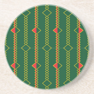 Digitales Grünbuch Zigzag Lines - 72729 Getränkeuntersetzer