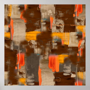 Digitales Hintergrundbild mit Aquarellfarbe im Hin Poster