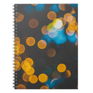 Digitales Hintergrundbild von Bokeh Notizblock