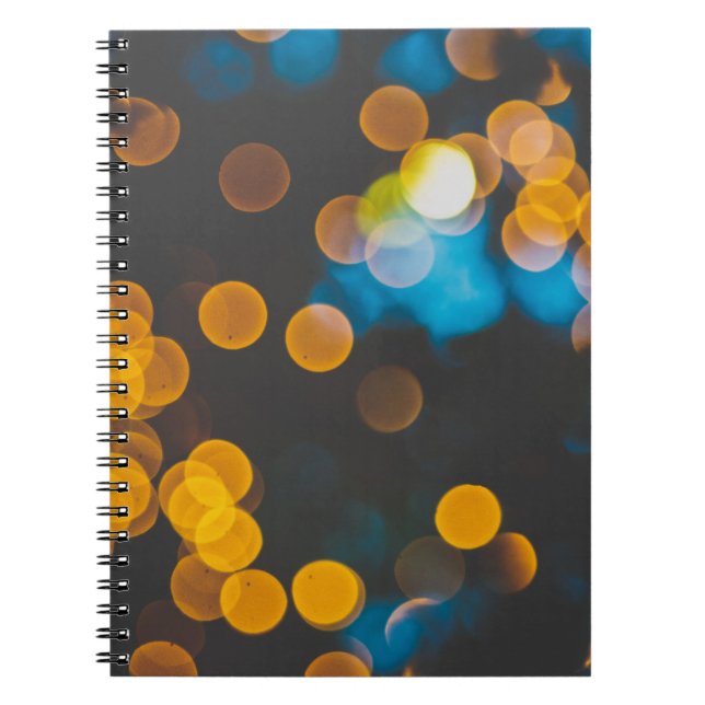 Digitales Hintergrundbild von Bokeh Notizblock (Vorderseite)
