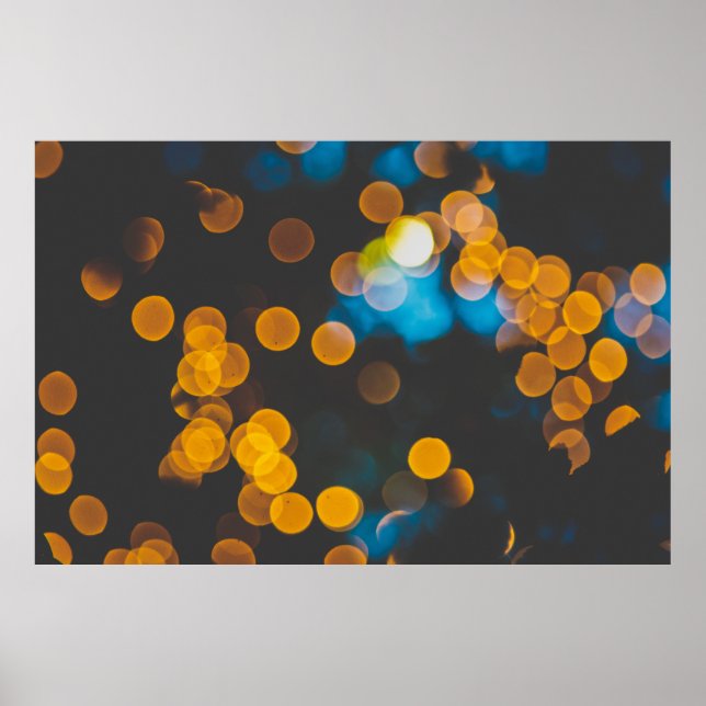 Digitales Hintergrundbild von Bokeh Poster (Vorne)