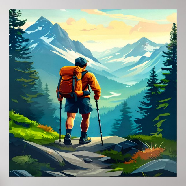 Digitales Kunstdesign Poster (Vorne)