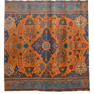 Digitales Kunstwerk für Perserrug oder Teppich Duschvorhang